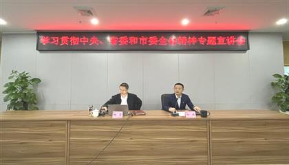 遂寧興業(yè)集團(tuán)召開學(xué)習(xí)貫徹中央、省委和市委全會精神專題宣講會